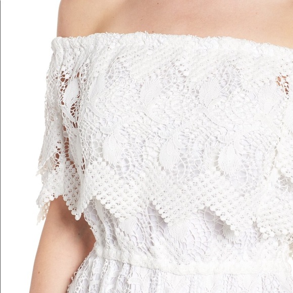 Kobi Halperin Alva Off The Shoulder Lace Dress - Picture 2 of 5